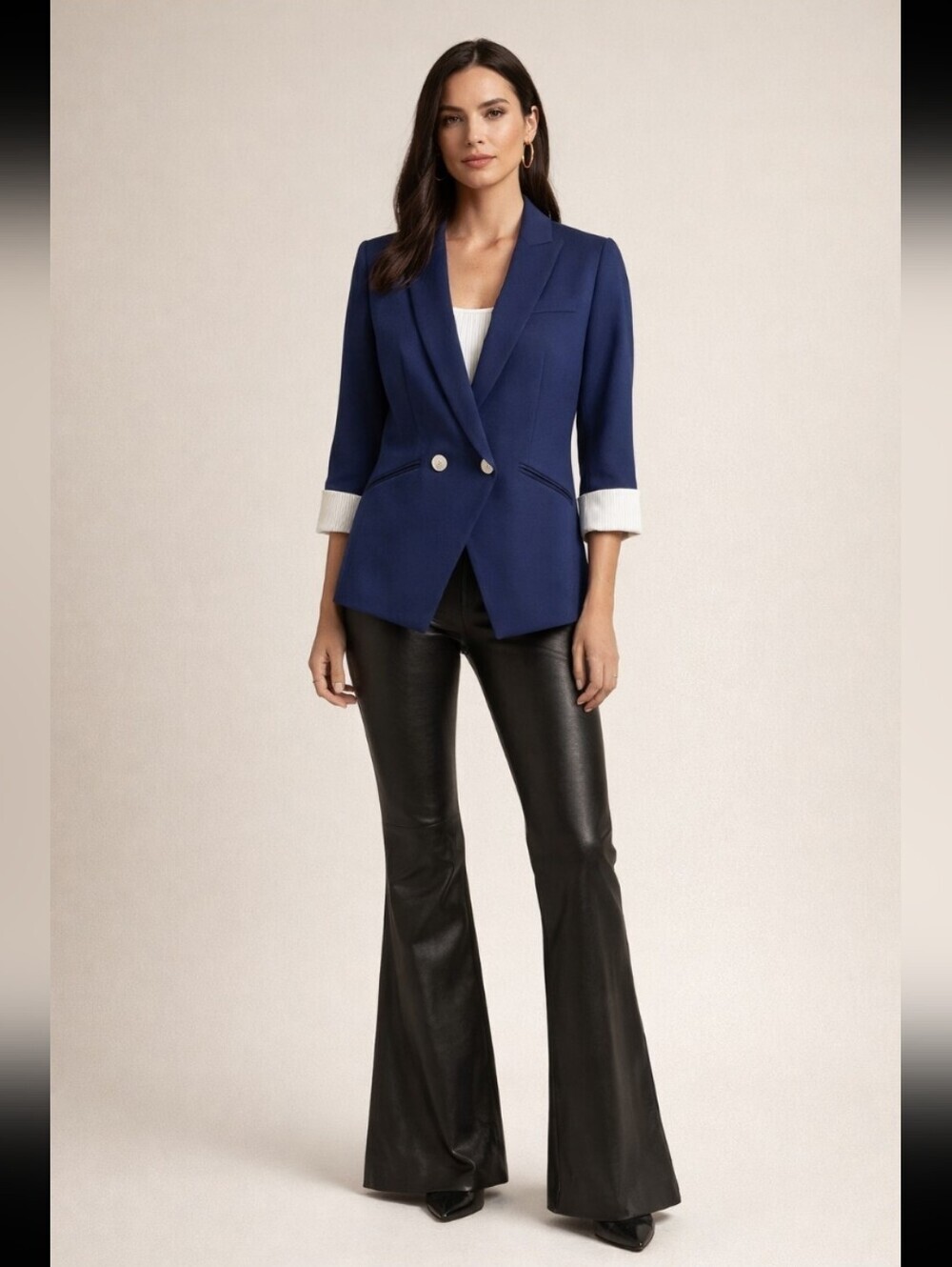 NEW Veronica Beard Dark Blue Dickey Jacket Sz 4 No Size Tag Sample